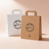 Sac poignées plates personnalisé en petite série