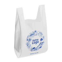 Sac plastique bretelle personnalisé | Fournisseur de Packaging