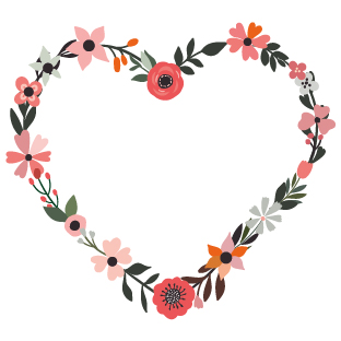 Coeur fleuri